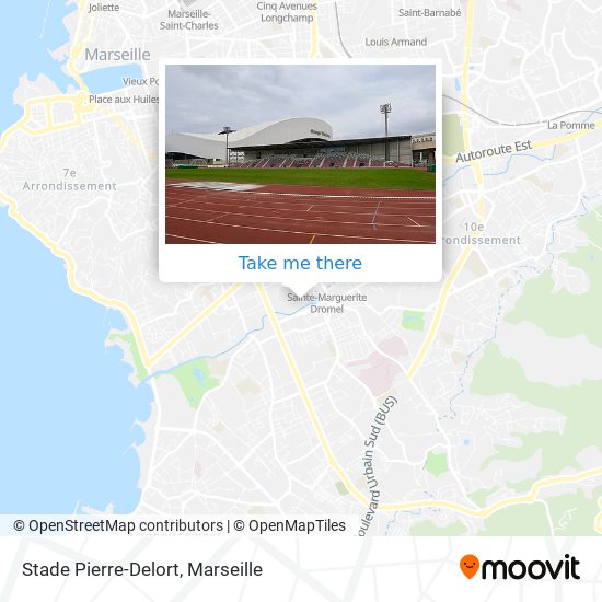 Stade Pierre-Delort map
