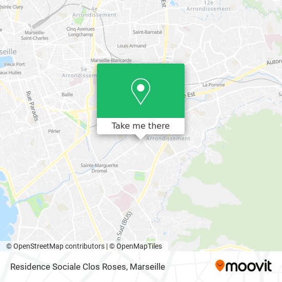 Residence Sociale Clos Roses map