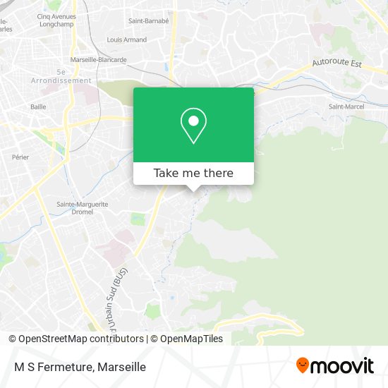 M S Fermeture map