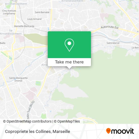 Copropriete les Collines map