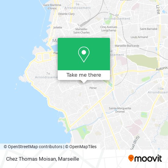Chez Thomas Moisan map