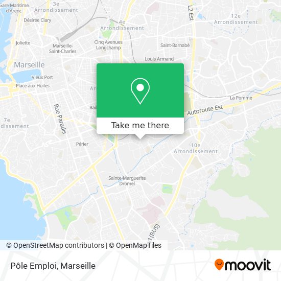 Pôle Emploi map