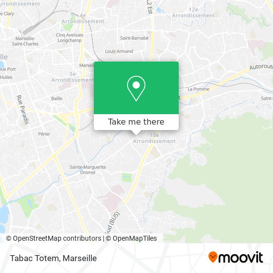 Mapa Tabac Totem