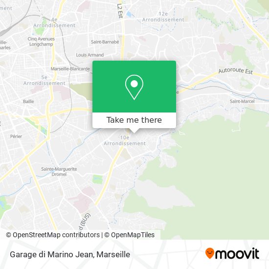 Garage di Marino Jean map