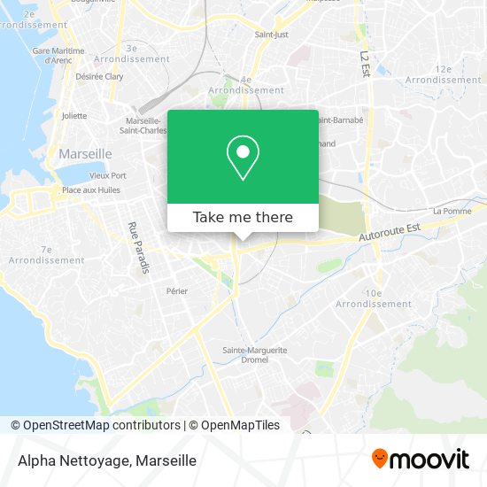 Alpha Nettoyage map