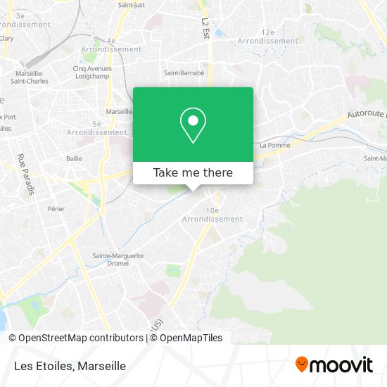 Les Etoiles map