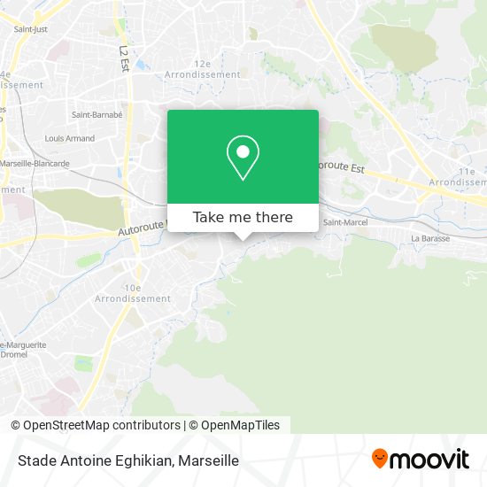 Stade Antoine Eghikian map