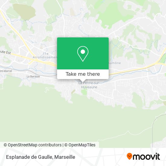 Esplanade de Gaulle map