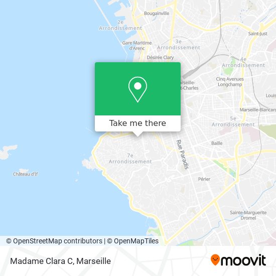 Madame Clara C map