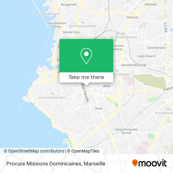 Procure Missions Dominicaines map