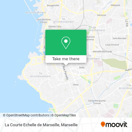 La Courte Echelle de Marseille map