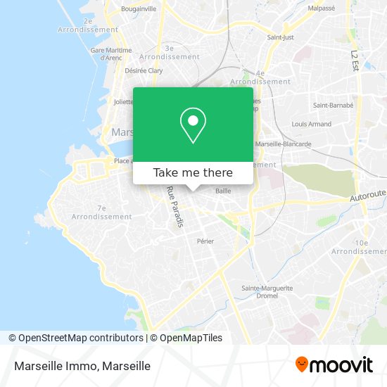 Mapa Marseille Immo