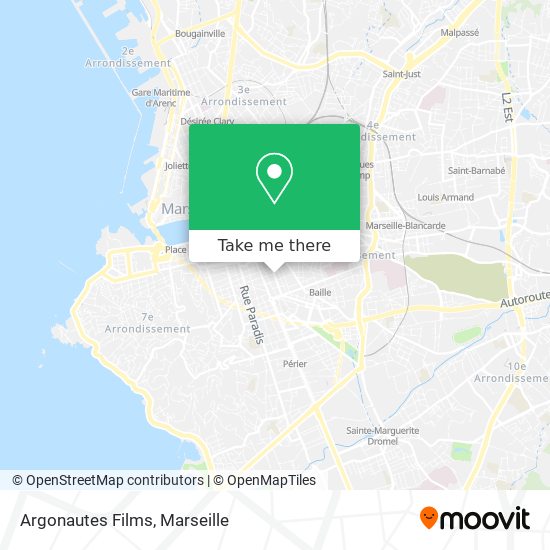 Argonautes Films map