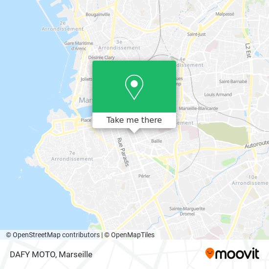 Mapa DAFY MOTO
