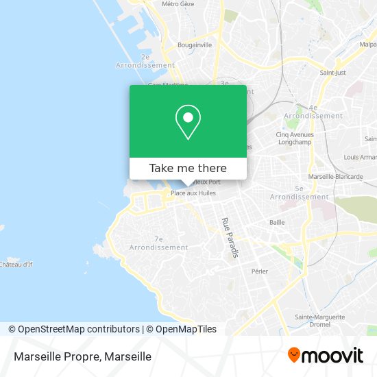 Marseille Propre map