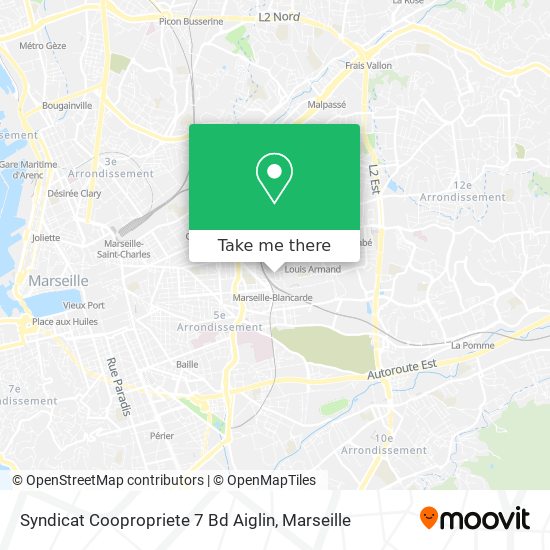 Syndicat Coopropriete 7 Bd Aiglin map