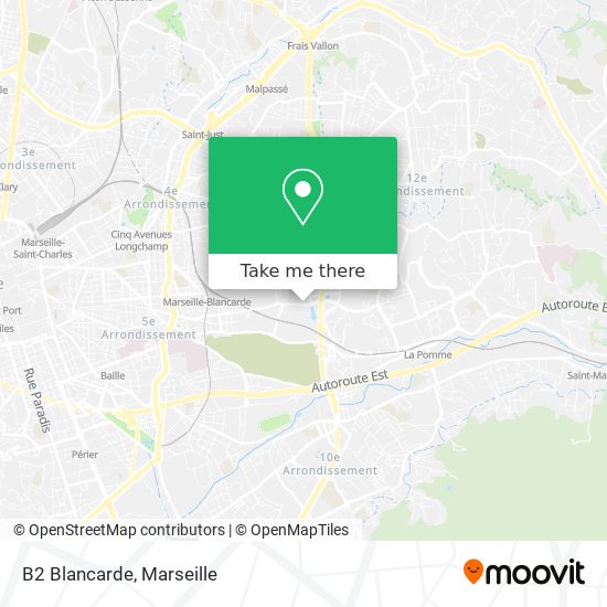 B2 Blancarde map