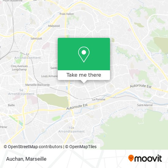 Auchan map