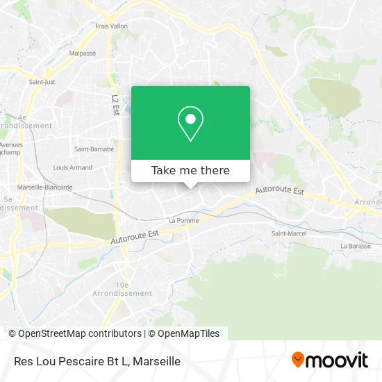 Res Lou Pescaire Bt L map