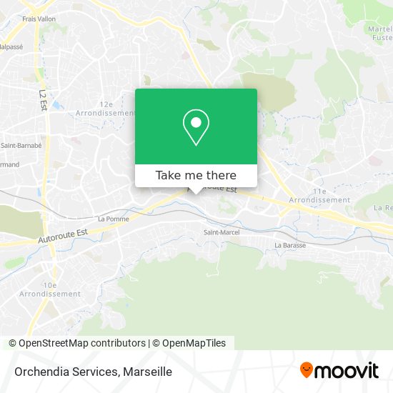 Orchendia Services map