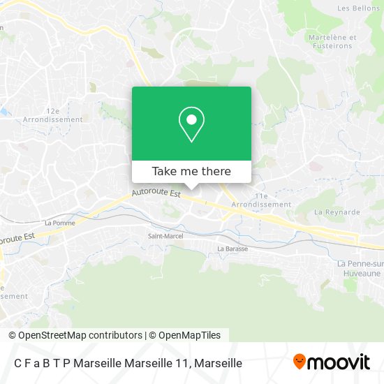C F a B T P Marseille Marseille 11 map