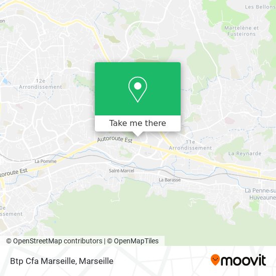 Btp Cfa Marseille map