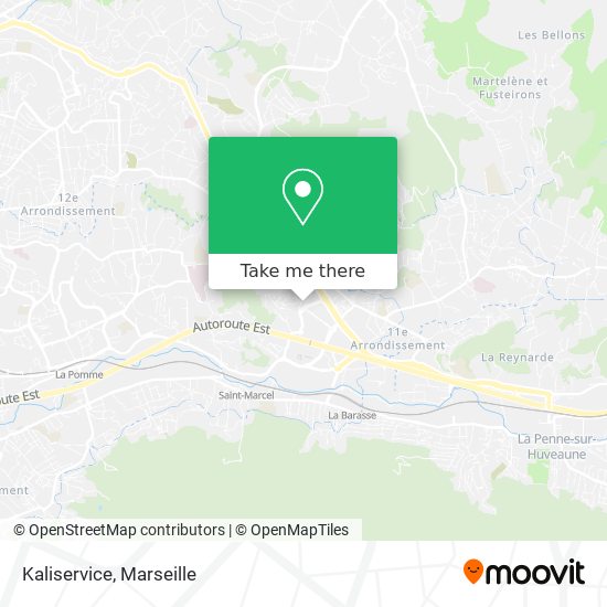 Kaliservice map