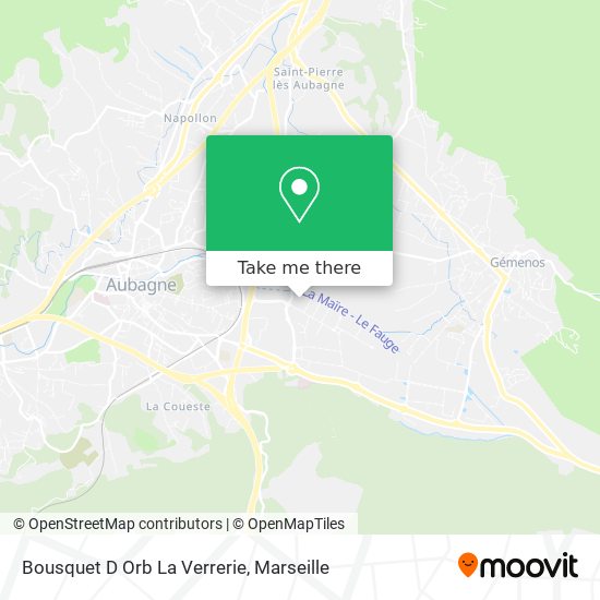 Bousquet D Orb La Verrerie map