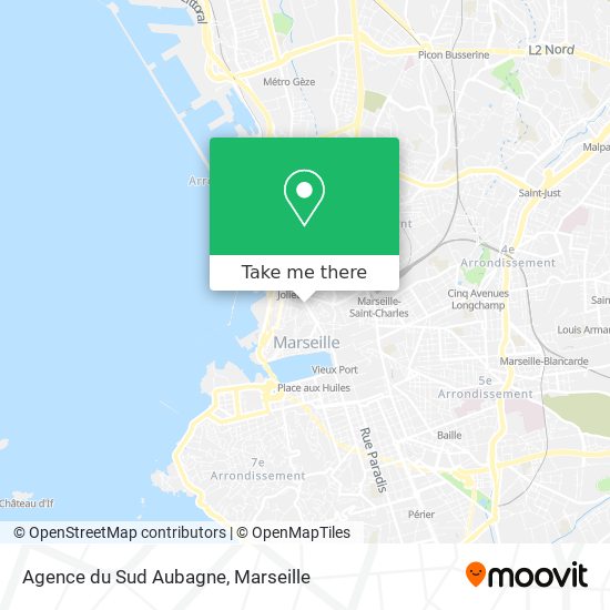 Agence du Sud Aubagne map