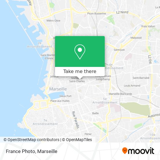 France Photo map