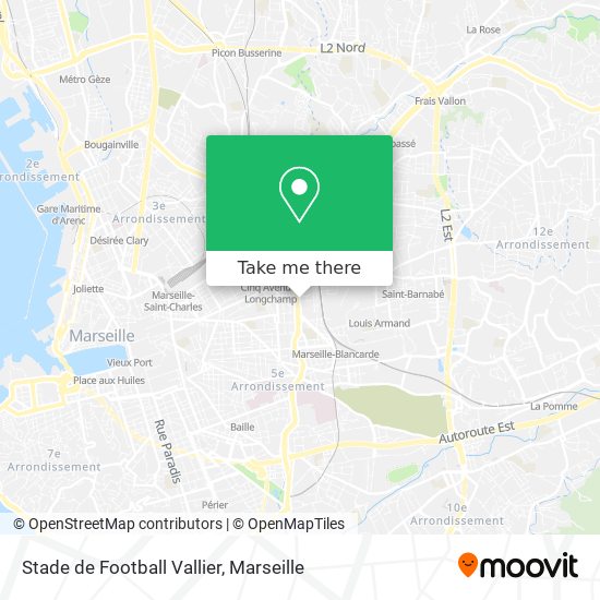 Stade de Football Vallier map