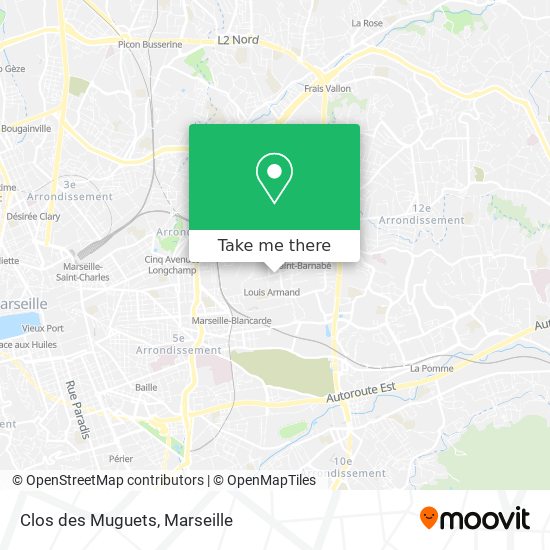 Clos des Muguets map