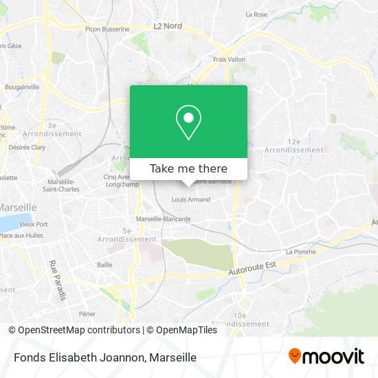 Fonds Elisabeth Joannon map