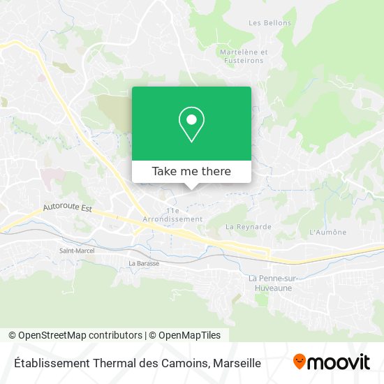 Établissement Thermal des Camoins map