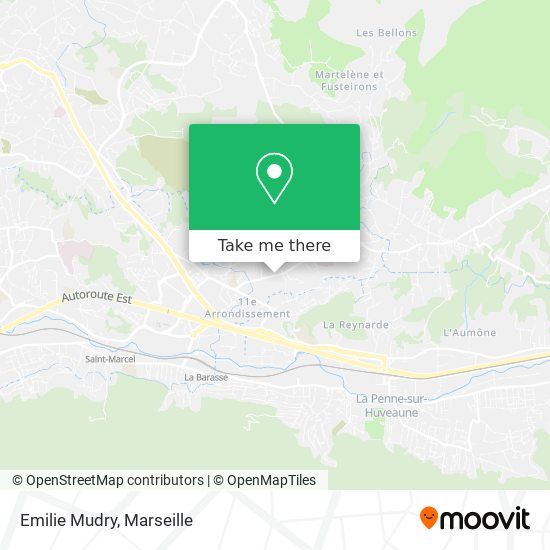 Emilie Mudry map