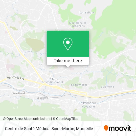 Mapa Centre de Santé Médical Saint-Martin