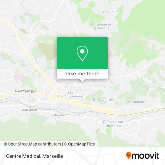 Centre Medical map