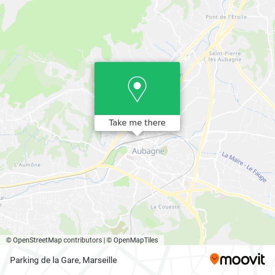 Mapa Parking de la Gare