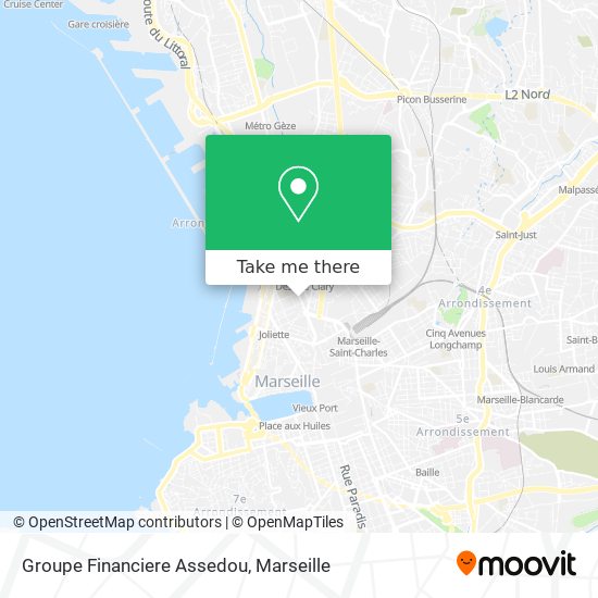 Groupe Financiere Assedou map