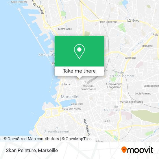 Skan Peinture map