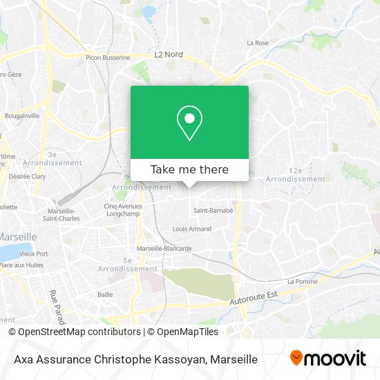 Axa Assurance Christophe Kassoyan map