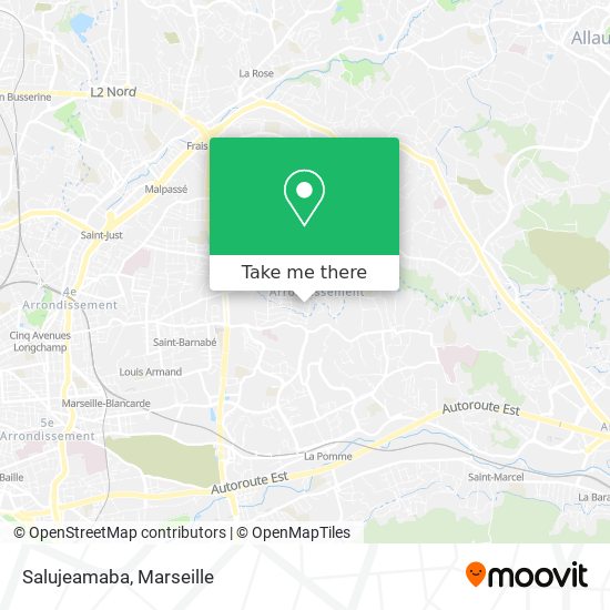 Salujeamaba map