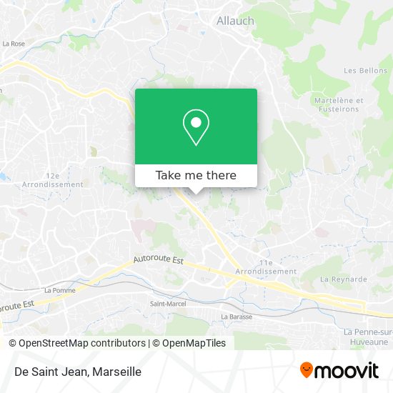 De Saint Jean map