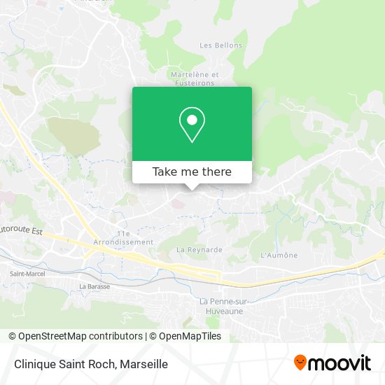 Clinique Saint Roch map