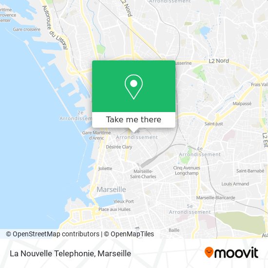 La Nouvelle Telephonie map