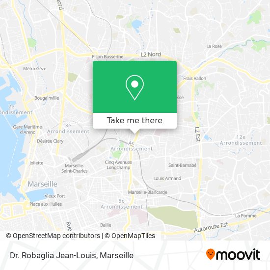 Dr. Robaglia Jean-Louis map