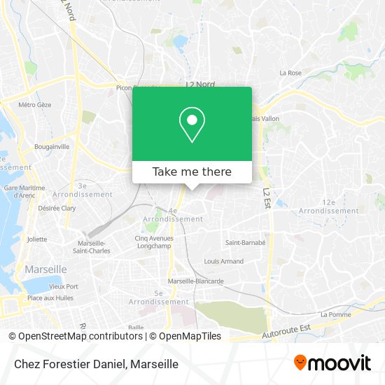 Chez Forestier Daniel map