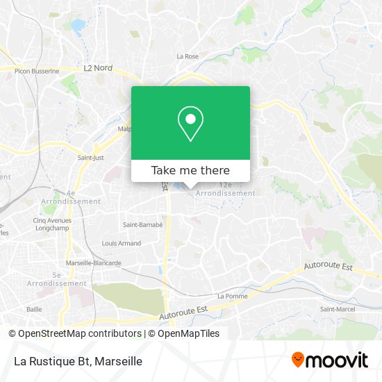 La Rustique Bt map