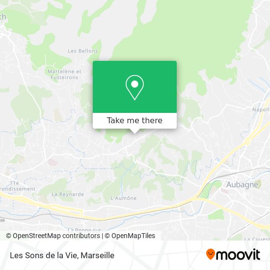 Les Sons de la Vie map