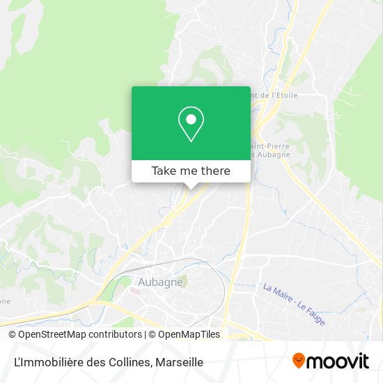 L'Immobilière des Collines map